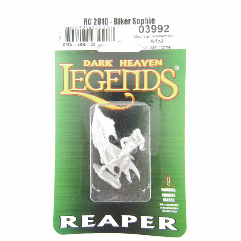 RPR03992 Biker Sophie Miniature 25mm Heroic Scale Figure Dark Heaven (ONLINE ORDER ONLY)