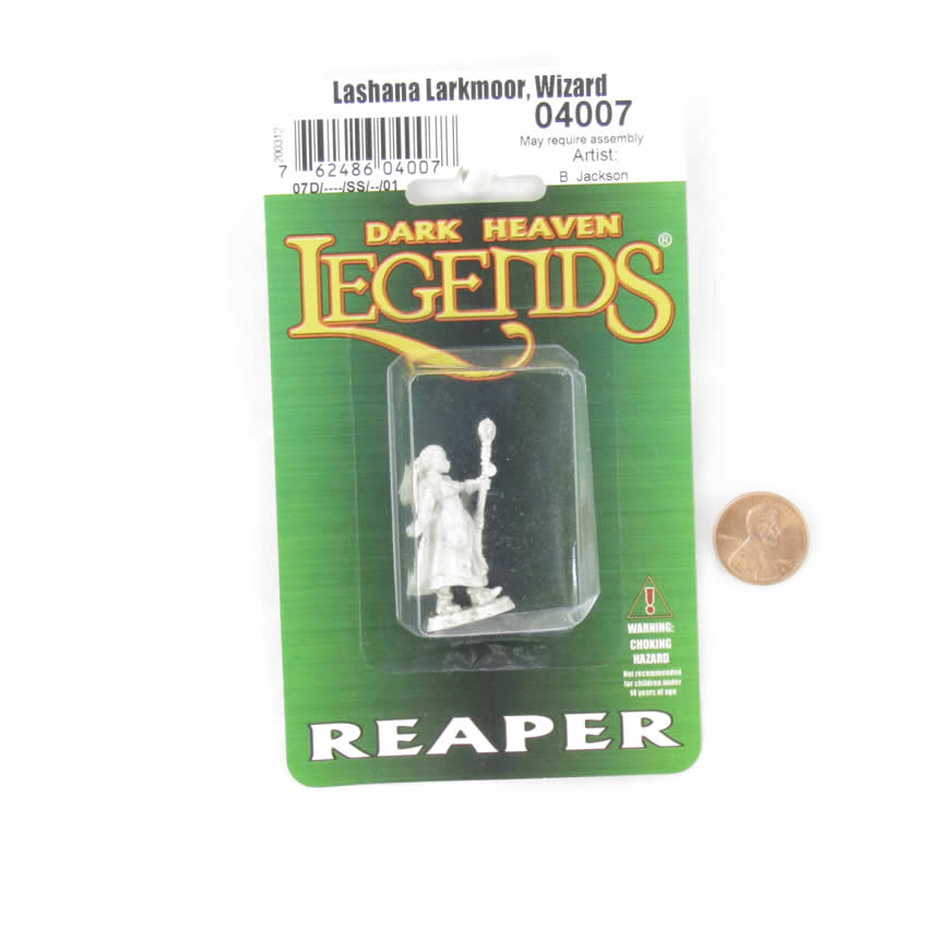 RPR04007 Lashana Larkmoor Wizard Miniature 25mm Heroic Scale Figure Dark Heaven (ONLINE ORDER ONLY)