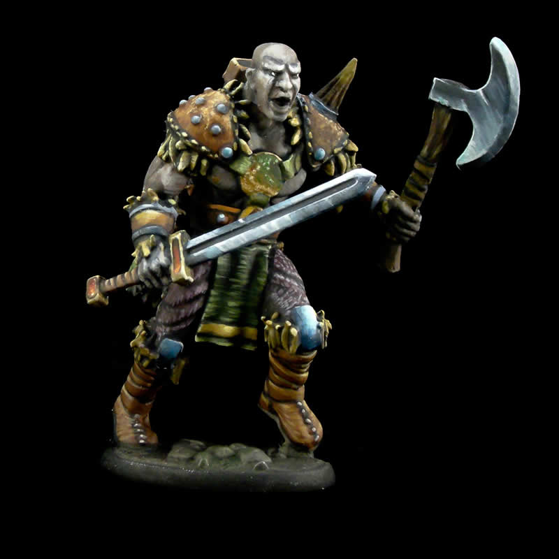 RPR04011 Maskarr Stoneskin Half-giant Warrior Miniature 25mm Heroic Scale Figure (ONLINE ORDER ONLY)