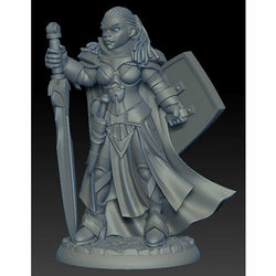 RPR04014 Jade Twinsuns Female Paladin Miniature 25mm Heroic Scale Figure Dark Heaven Legends (ONLINE ORDER ONLY)