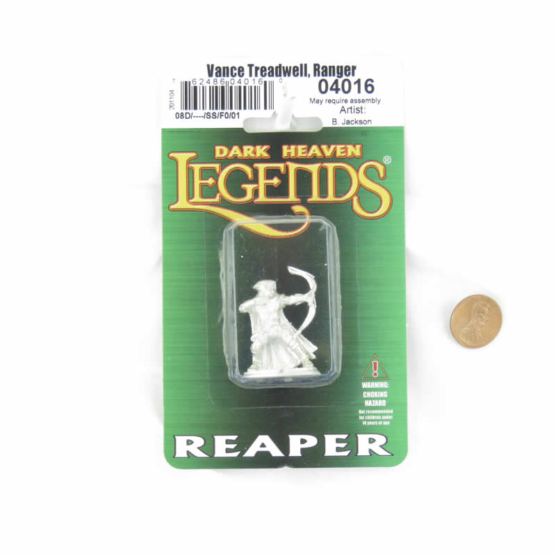 RPR04016 Vance Treadwell Ranger Miniature 25mm Heroic Scale Figure Dark Heaven Legends Reaper Miniatures (ONLINE ORDER ONLY)