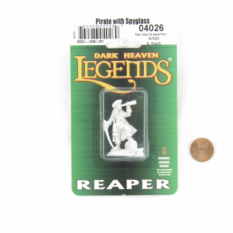 RPR04026 Pirate with Spyglass Miniature 25mm Heroic Scale Figure Dark Heaven Legends (ONLINE ORDER ONLY)