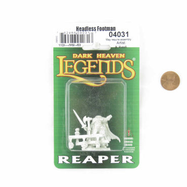 RPR04031 Headless Footman Miniature 25mm Heroic Scale Figure Dark Heaven Legends (ONLINE ORDER ONLY)