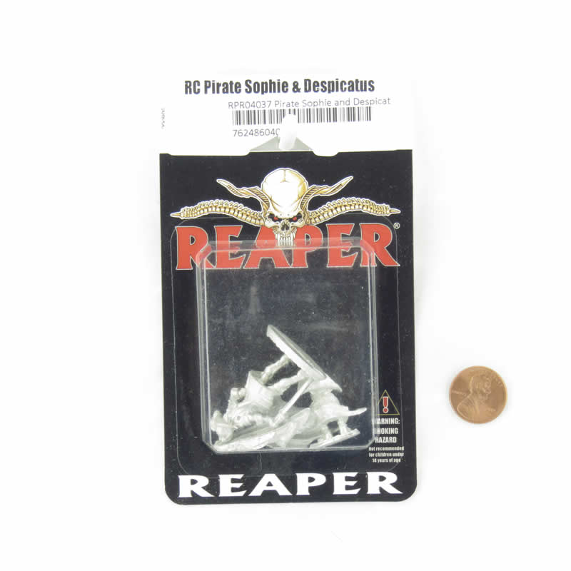 RPR04037 Pirate Sophie and Despicatus Miniature 25mm Heroic Scale Figure Dark Heaven Legends (ONLINE ORDER ONLY)