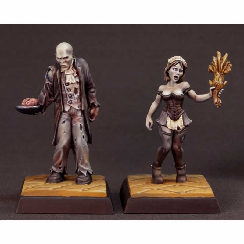 RPR04043 Barglemore and Camille Zombie Hotel Miniature 25mm Heroic Scale Figure (ONLINE ORDER ONLY)