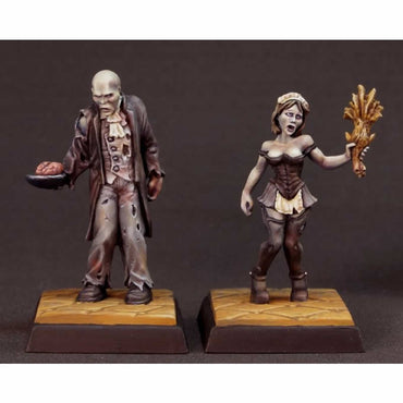 RPR04043 Barglemore and Camille Zombie Hotel Miniature 25mm Heroic Scale Figure (ONLINE ORDER ONLY)