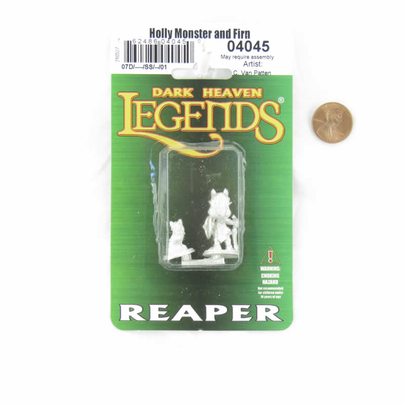 RPR04045 Holly Monster and Firn Miniature 25mm Heroic Scale Figure Dark Heaven Legends (ONLINE ORDER ONLY)