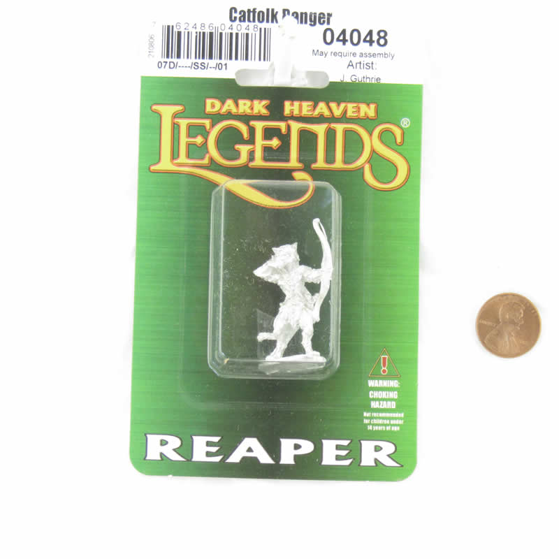RPR04048 Catfolk Ranger Miniature 25mm Heroic Scale Figure Dark Heaven Legends (ONLINE ORDER ONLY)
