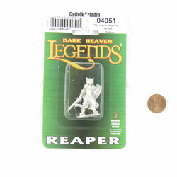 RPR04051 Catfolk Paladin Miniature 25mm Heroic Scale Figure Dark Heaven Legends (ONLINE ORDER ONLY)