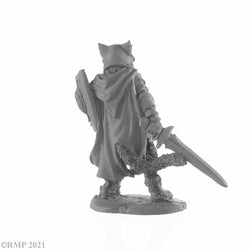 RPR04051 Catfolk Paladin Miniature 25mm Heroic Scale Figure Dark Heaven Legends (ONLINE ORDER ONLY)
