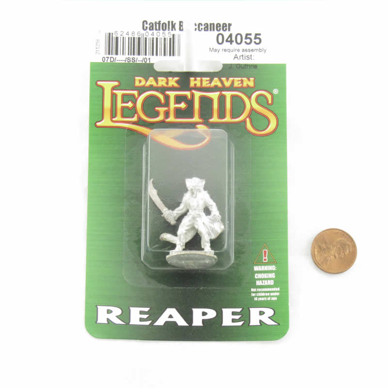 RPR04055 Catfolk Buccaneer Miniature 25mm Heroic Scale Figure (ONLINE ORDER ONLY)
