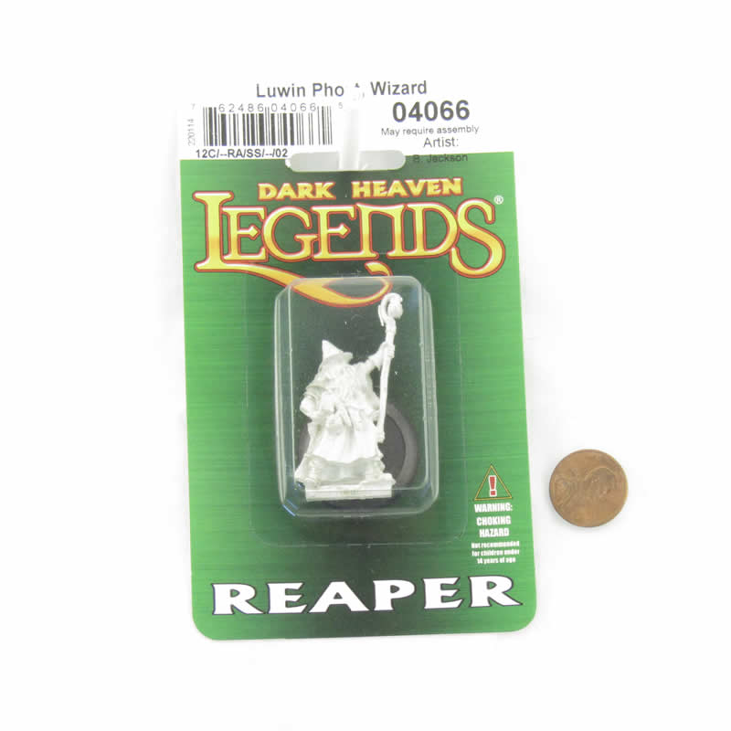 RPR04066 Human Wizard Luwin Phost Miniature 25mm Heroic Scale Figure Dark Heaven Legends (ONLINE ORDER ONLY)