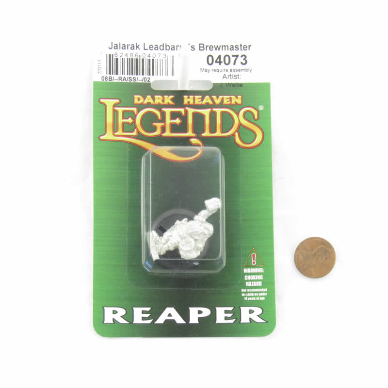 RPR04073 Dwarf Brewmaster Jalarak Leadbarrels Miniature 25mm Heroic Scale Figure Dark Heaven Legends (ONLINE ORDER ONLY)