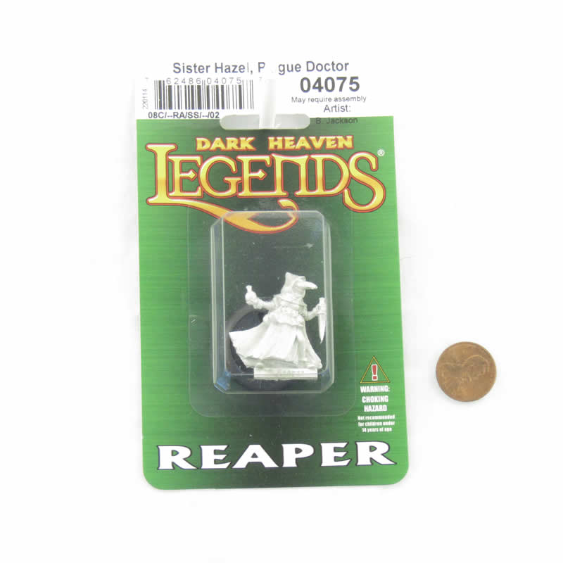 RPR04075 Sister Hazel Plague Doctor Miniature 25mm Heroic Scale Figure Dark Heaven Legends (ONLINE ORDER ONLY)