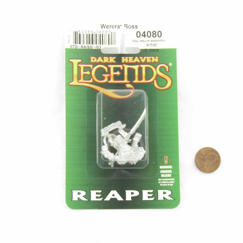 RPR04080 Wererat Boss Miniature 25mm Heroic Scale Figure Dark Heaven Legends (ONLINE ORDER ONLY)