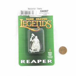 RPR04087 Human Cleric Balzador Miniature 25mm Heroic Scale Figure Dark Heaven Legends (ONLINE ORDER ONLY)