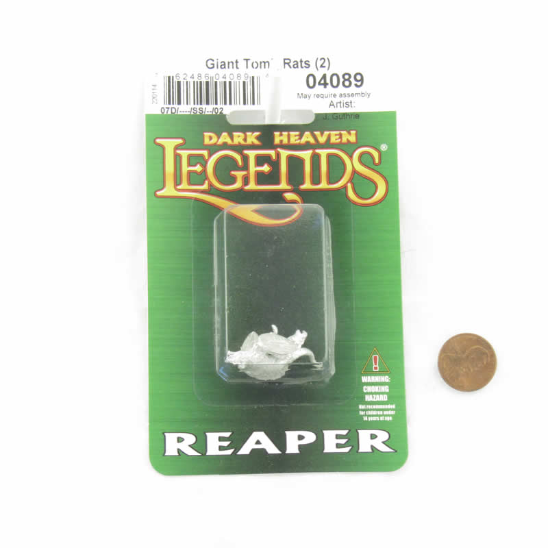 RPR04089 Giant Tomb Rats Miniature 25mm Heroic Scale Figure Dark Heaven Legends (ONLINE ORDER ONLY)