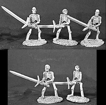 RPR06052 Skeletons with 2 Handed Swords Army Pack Miniatures 25mm Heroic Scale (ONLINE ORDER ONLY)