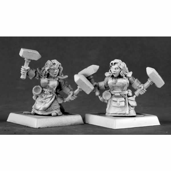 RPR06209 Dwarf Forgemaidens Miniature Army Pack 25mm Heroic Scale (ONLINE ORDER ONLY)