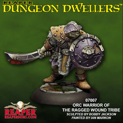 RPR07007 Orc Warrior of the Ragged Wound Tribe Miniature 25mm Heroic Scale (ONLINE ORDER ONLY)