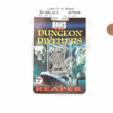 RPR07008A Luwin Phost Wizard Miniature 25mm Heroic Scale Figure Dungeon Dwellers (ONLINE ORDER ONLY)