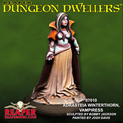 RPR07010 Adrasteia Winterthorn Vampiress Miniature 25mm Heroic Scale (ONLINE ORDER ONLY)
