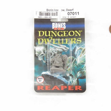RPR07011B Borin Ironbrow Dwarf Miniature 25mm Heroic Scale Figure Dungeon Dwellers Reaper Miniatures (ONLINE ORDER ONLY)