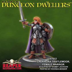 RPR07012 Caerindra Thistlemoor Warrior Miniature 25mm Heroic Scale Dungeon Dwellers (ONLINE ORDER ONLY)