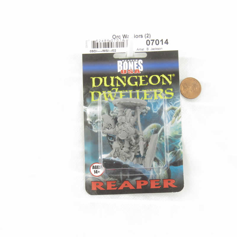 RPR07014A Orcs of the Ragged Wound Leaders Miniature 25mm Heroic Scale Figure Dungeon Dwellers (ONLINE ORDER ONLY)