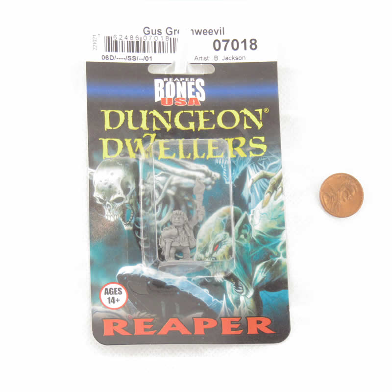 RPR07018A Gus Greenweevil Halfling Henchman Miniature 25mm Heroic Scale Figure Dungeon Dwellers (ONLINE ORDER ONLY)