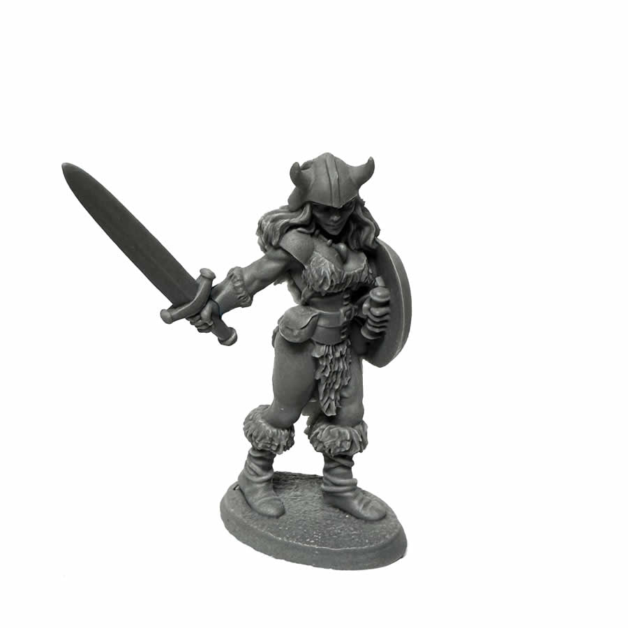 RPR07025B Jana Frostwind Barbarian Miniature 25mm Heroic Scale Figure Dungeon Dwellers (ONLINE ORDER ONLY)