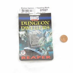 RPR07027 Human Monk Brother Hammond Miniature 25mm Heroic Scale Figure Dungeon Dwellers (ONLINE ORDER ONLY)
