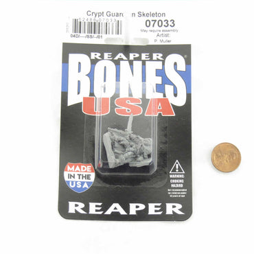 RPR07033 Crypt Guardian Skeleton Miniature 25mm Heroic Scale Figure Dungeon Dwellers (ONLINE ORDER ONLY)