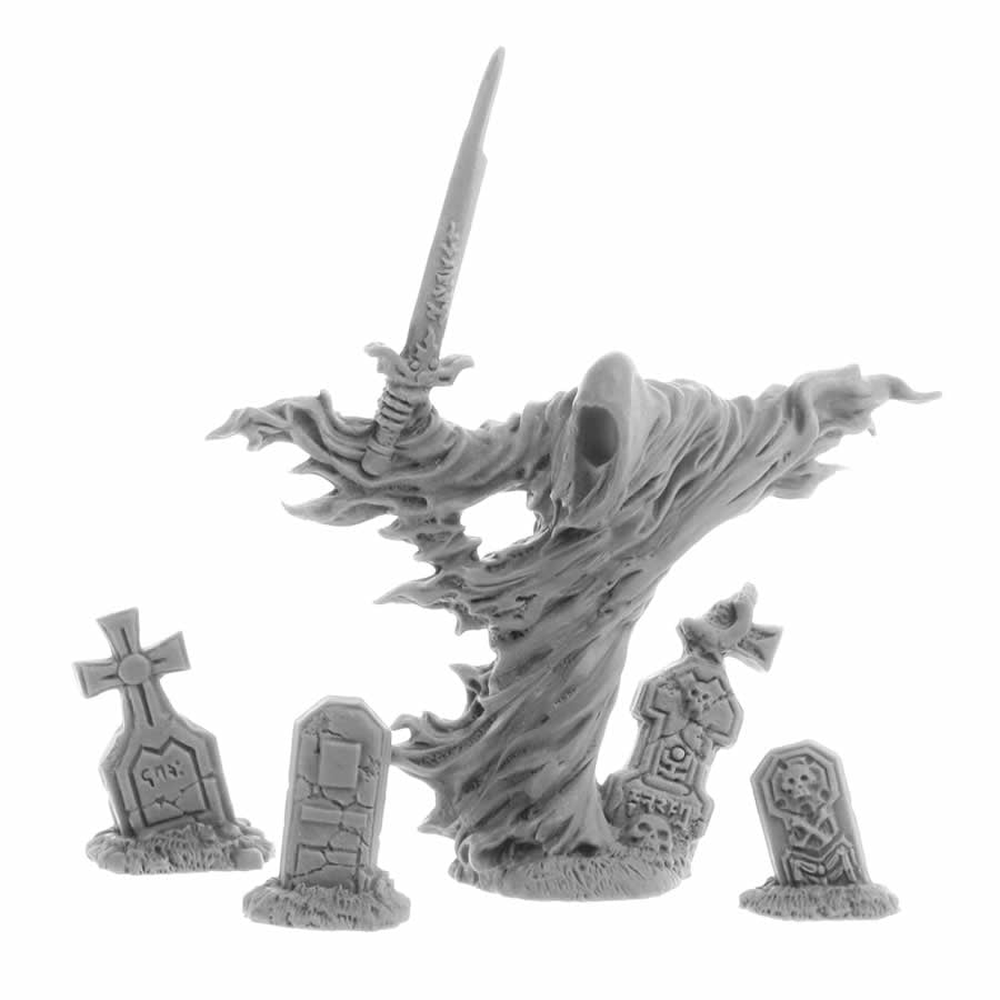 RPR07034 Grave Wraith and Tombstones Miniature 25mm Heroic Scale Figure Dungeon Dwellers (ONLINE ORDER ONLY)