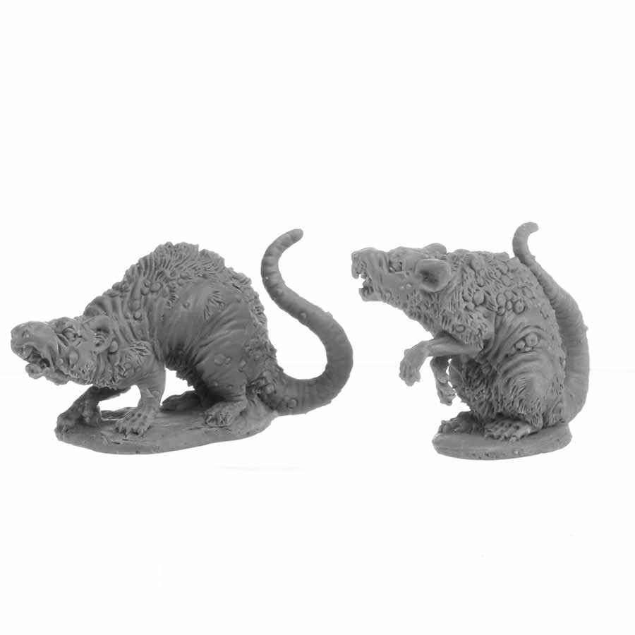 RPR07035 Barrow Rats Miniature 25mm Heroic Scale Figure Dungeon Dwellers (ONLINE ORDER ONLY)