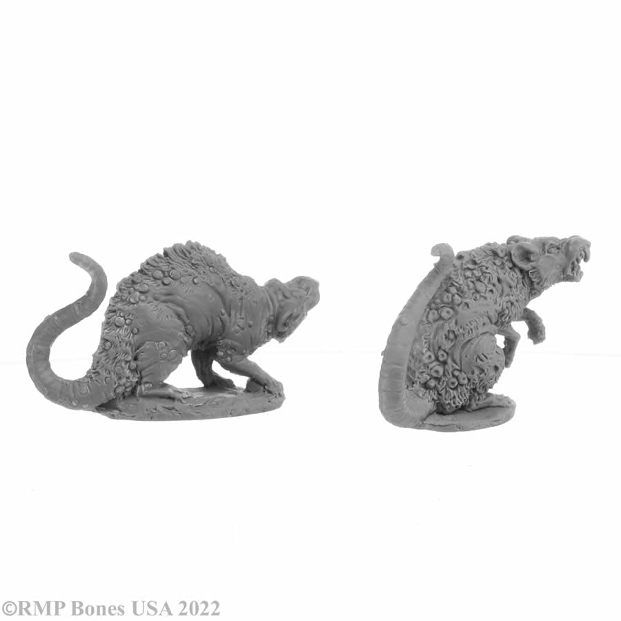 RPR07035 Barrow Rats Miniature 25mm Heroic Scale Figure Dungeon Dwellers (ONLINE ORDER ONLY)