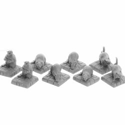 RPR07036 Dire Rats Miniature 25mm Heroic Scale Figure Dungeon Dwellers (ONLINE ORDER ONLY)