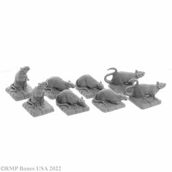 RPR07036 Dire Rats Miniature 25mm Heroic Scale Figure Dungeon Dwellers (ONLINE ORDER ONLY)