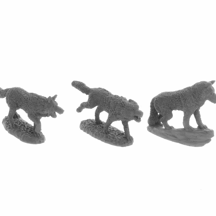 RPR07038 Wolf Pack Miniature 25mm Heroic Scale Figure Dungeon Dwellers (ONLINE ORDER ONLY)
