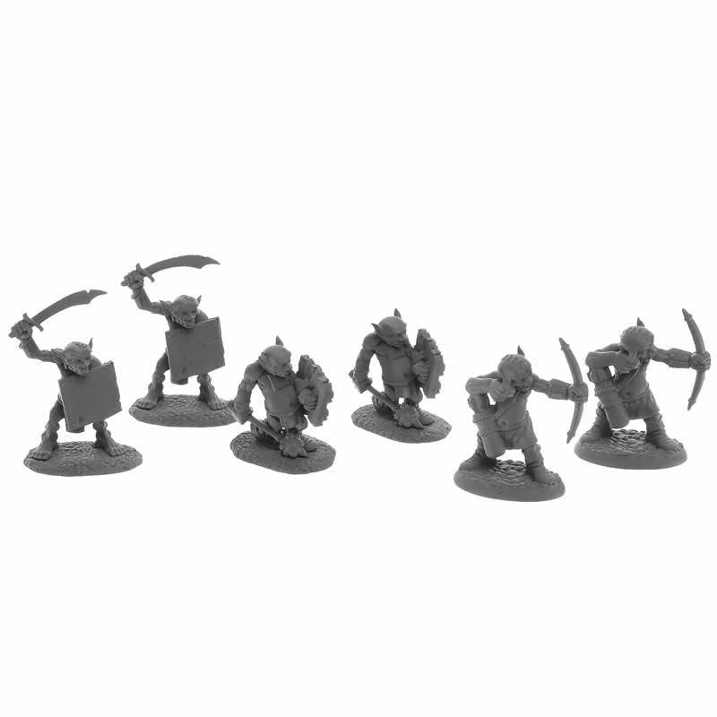 RPR07045 Goblin Skirmishers Miniature 25mm Heroic Scale Figure Dungeon Dwellers (ONLINE ORDER ONLY)