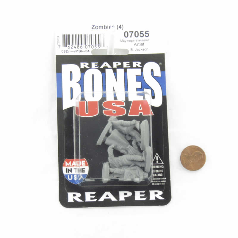 RPR07055 Zombies Miniature 25mm Heroic Scale Figure Dungeon Dwellers Reaper Miniatures (ONLINE ORDER ONLY)