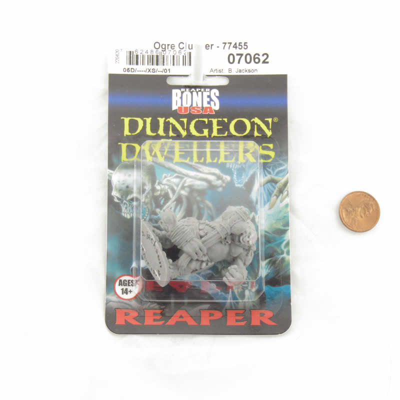 RPR07062 Ogre Clubber Miniature 25mm Heroic Scale Figure Dungeon Dwellers (ONLINE ORDER ONLY)