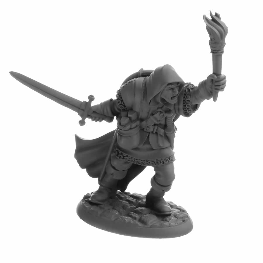 RPR07067 Derrell Brumby Human Fighter Miniature 25mm Heroic Scale Figure Dungeon Dwellers (ONLINE ORDER ONLY)
