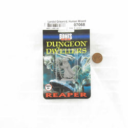 RPR07068 Landol Griwsold Human Wizard Miniature 25mm Heroic Scale Figure Dungeon Dwellers Reaper Miniatures (ONLINE ORDER ONLY)