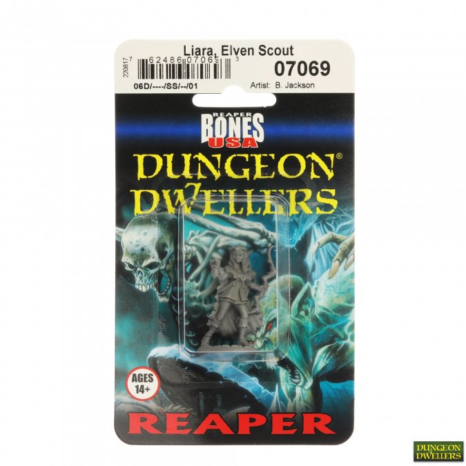 RPR07069 Liara Elven Scout Miniature 25mm Heroic Scale Figure Dungeon Dwellers (ONLINE ORDER ONLY)