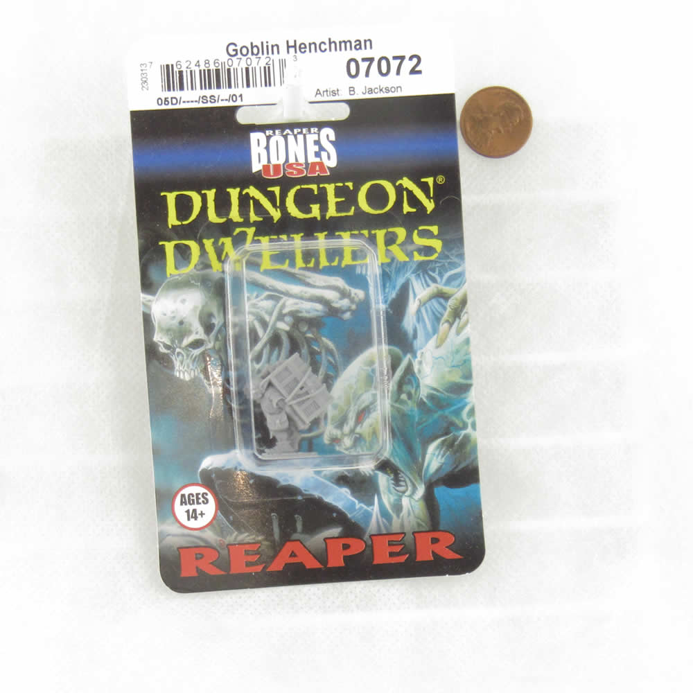 RPR07072 Murk Goblin Henchman Miniature 25mm Heroic Scale Figure 3D Printed Dungeon Dwellers Reaper Miniatures (ONLINE ORDER ONLY)