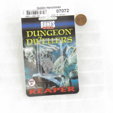 RPR07072 Murk Goblin Henchman Miniature 25mm Heroic Scale Figure 3D Printed Dungeon Dwellers Reaper Miniatures (ONLINE ORDER ONLY)