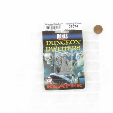 RPR07074 Belevos Traveling Wizard Miniature 25mm Heroic Scale Figure 3D Printed Dungeon Dwellers (ONLINE ORDER ONLY)
