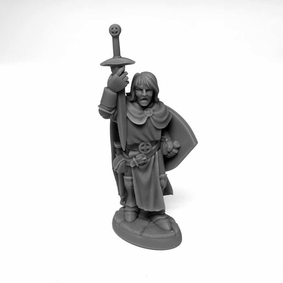 RPR07076 Sir Danarel The Holy Miniature 25mm Heroic Scale Figure 3D Printed Dungeon Dwellers (ONLINE ORDER ONLY)