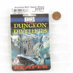 RPR07077 Anuminar Winterbeard Wizard Miniature 25mm Heroic Scale Figure 3D Printed Dungeon Dwellers (ONLINE ORDER ONLY)